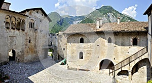 Stenico castle panorama