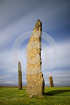 Stenness Standing Stones, Orkney, Scotland photo