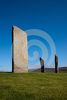 Stenness Standing Stones, Orkney, Scotland photo