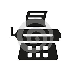Stenographer icon. Trendy Stenographer logo concept on white background from law and justice collection