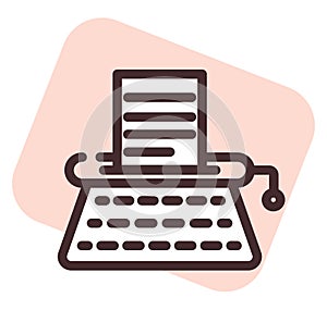 Stenographer law, icon