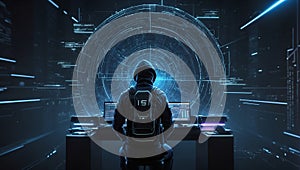 code warriors battle digital frontier cryptocurrency. ai generated