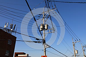 Step down transformers in Korea electric grid