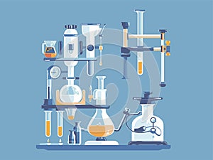 Illustrated of a Chemistry Laboratory photo