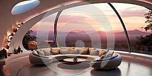 Step into the Future: A Captivating Futuristic Room.