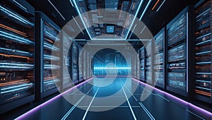 Future Forward: QuantumQuotient's Data Symphony. AI generate