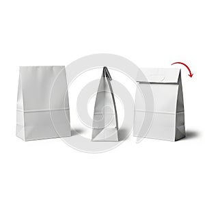 Step-by-step guide to folding a paper bag