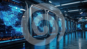 Exploring Artificial Intelligence Through Monitors and Large Screens in a High-Tech Room