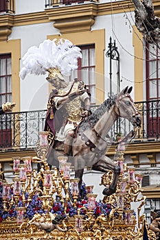 Step mystery of the brotherhood of hope of Triana, Easter in Seville