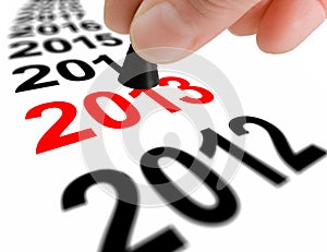 Step Into The Next Year 2013