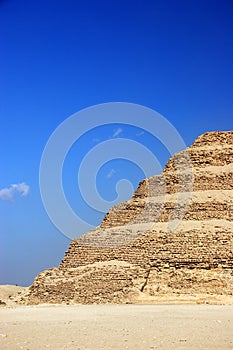 The Step Pyramid of Djoser abstract, Egypt