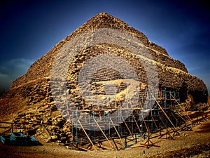 Step Pyramid of Djoser at Saqqara (Egypt)