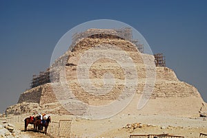 Step pyramid of Djoser. Saqqara, Giza governorate, Egypt