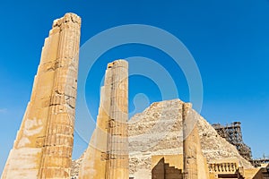 The Step Pyramid of Djoser in the Saqqara Necropolis