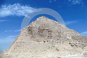 Step pyramid of Zoser, first ever built photo