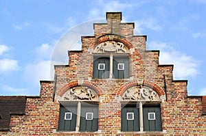 Step-roofed gable, Bruges
