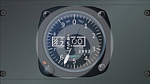 Step into the Sky: Watch Altitude Changes with a Graphic Visual Altimeter