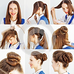 Step by Step Hairstyle Idea for Blog