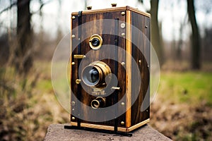 step-by-step process of making a pinhole camera