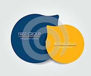 2 step template, banner, infographic, diagram, chart, column