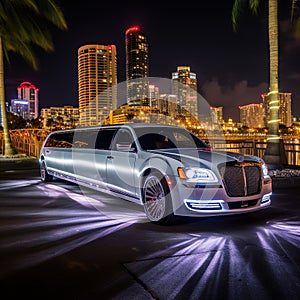 Luxurious Limousines Under the Spotlight photo