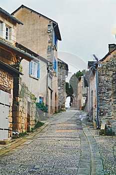 Vintage Charms: Exploring the Narrow Streets of Old French Villages. photo