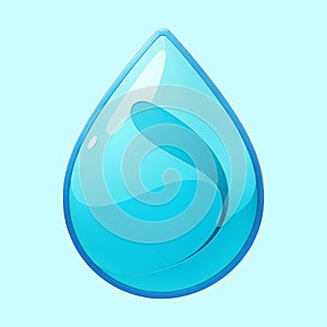 Aqua Whimsy: Cartoon Icons of Water Magic photo