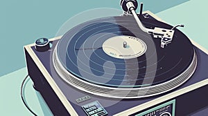 A stepbystep illustration of how to level the turntable on a DIY record player for optimal sound photo