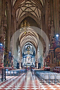 Stephans Dome in Vienna from inside