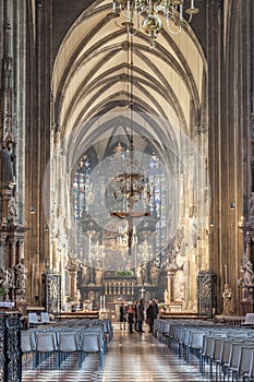 Stephans Dome in Vienna from inside