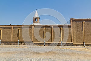 Stephen Gregory Church behind a wall in Hamadan, Ir photo