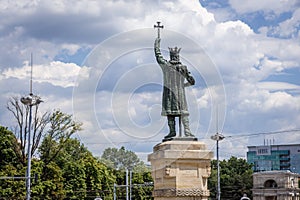 Stephen III monument in Chisinau city