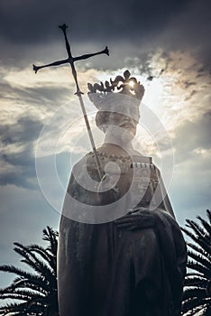 Stephen Tvrtko I Statue in Herceg Novi