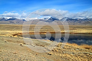 Steppe lake