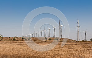 Steppe wind farm, green technologies