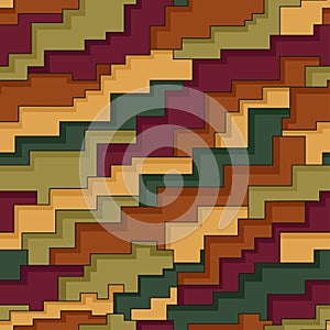 Stepped diagonal seamless pattern