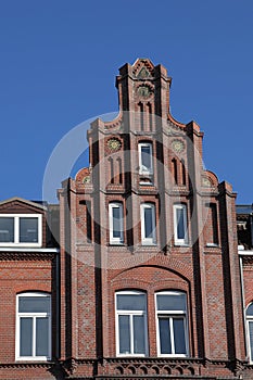 Stepped gable of an old townhouse