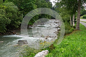 Stepped riffles on Fuscher Ache river, Austria