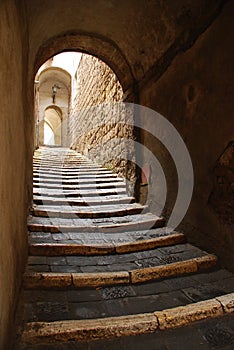 Stepped Street in Pitigliano