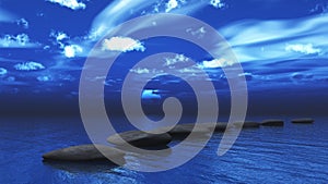 Stepping stones across the ocean