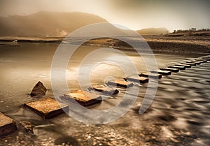 Stepping stones photo