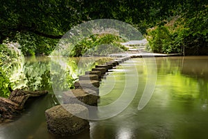 Stepping stones Boxhill, Surrey, England g photo