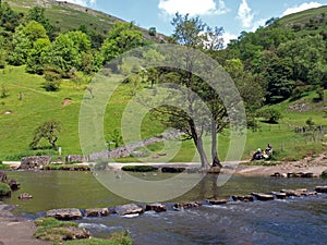 Stepping stones in Dovedale.