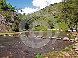 Stepping stones in Dovedale.