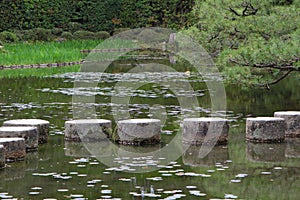 Stepping stones in Kyoto