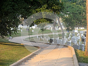 Steps at Arlington Cemetery