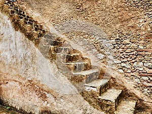 Steps In The Chefchaouen Casbah