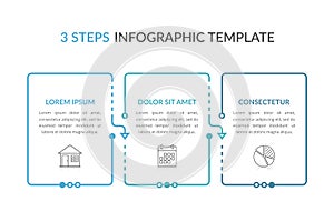 3 Steps - Infographic Template photo