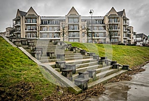 Decorative steps side view