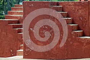 Steps on a Jantar Mantar, an astronomy instruments